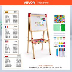 Drawing Board Wooden Double-Sided Kids